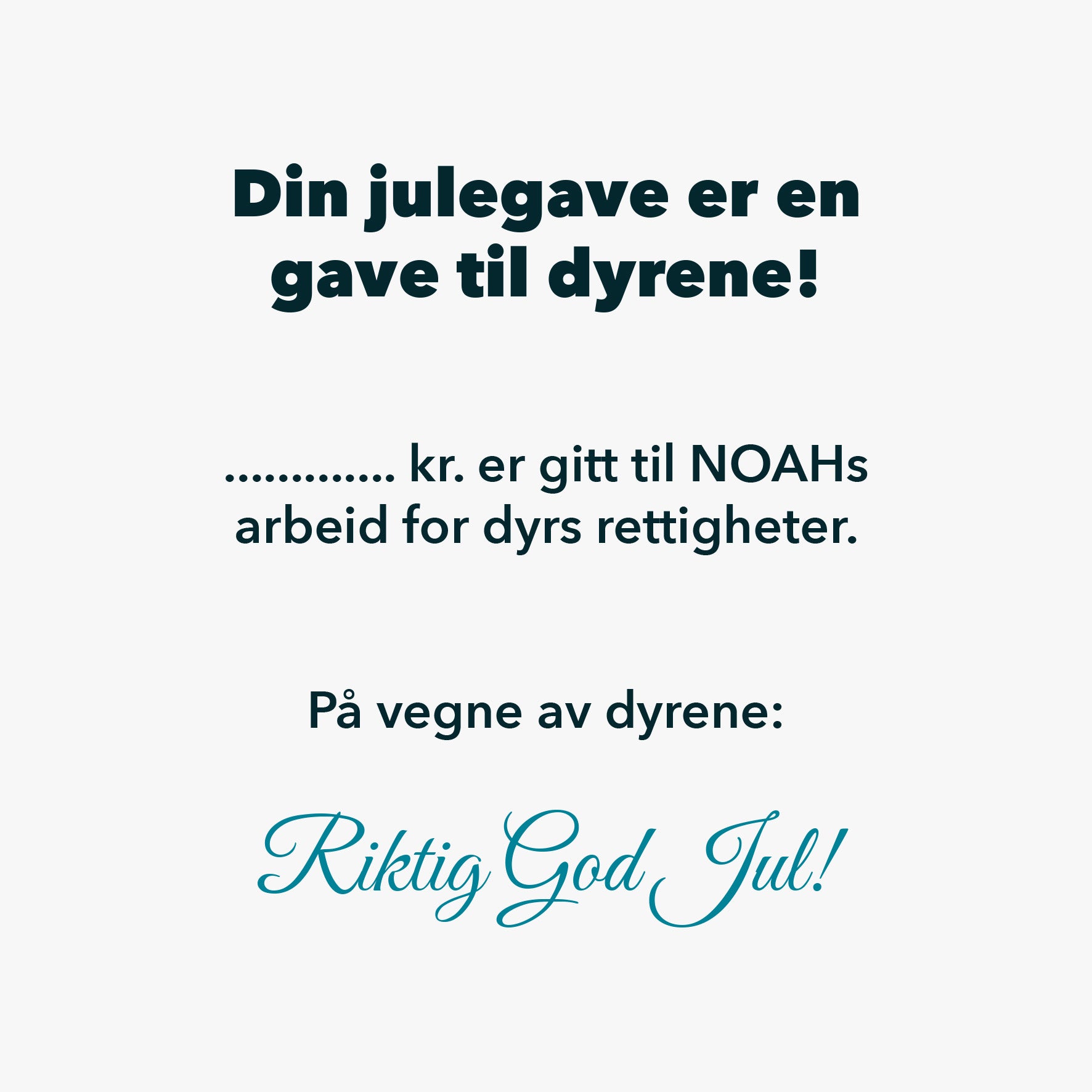 Julegave med mening Digitalt & fysisk