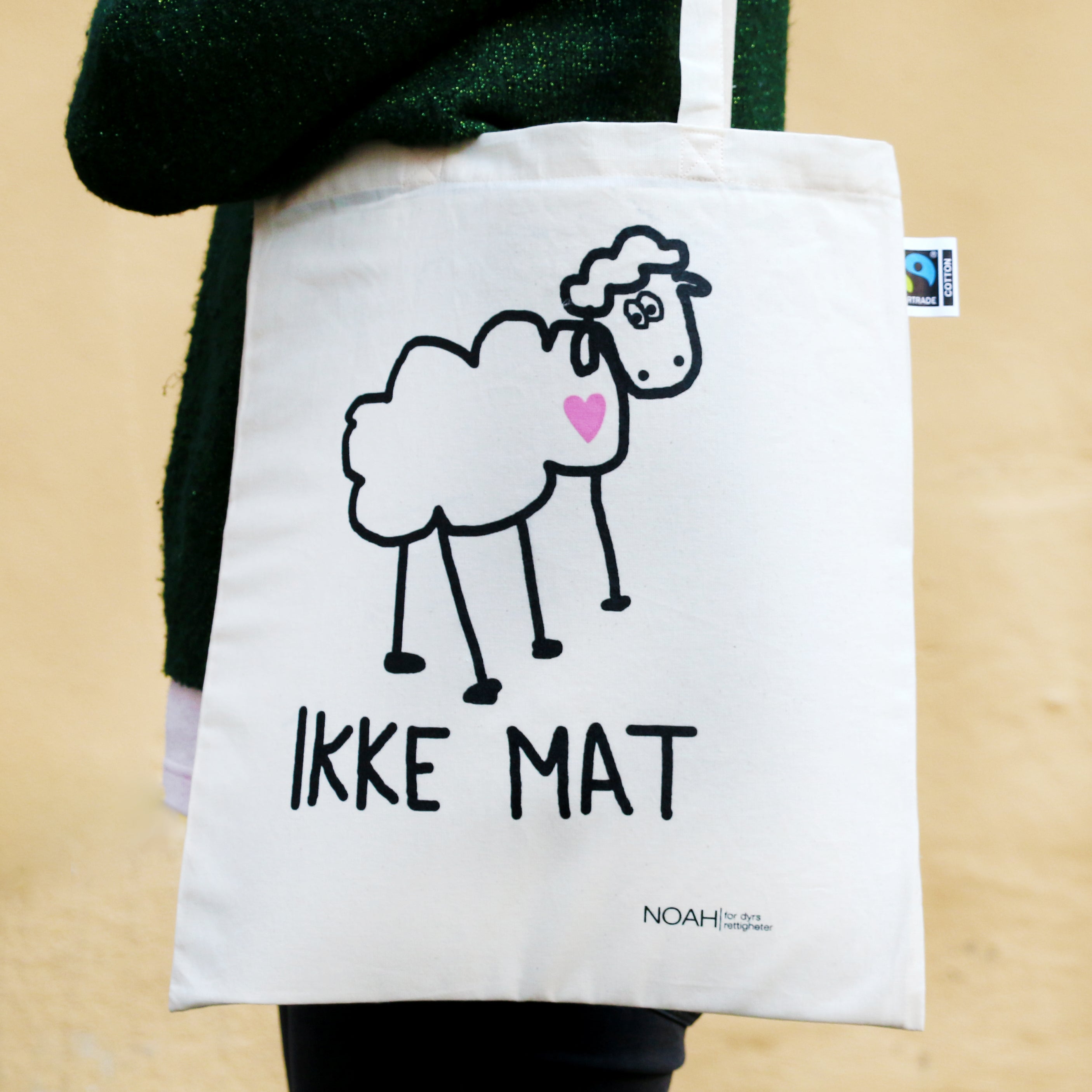 Handlenett Ikke mat - naturhvit